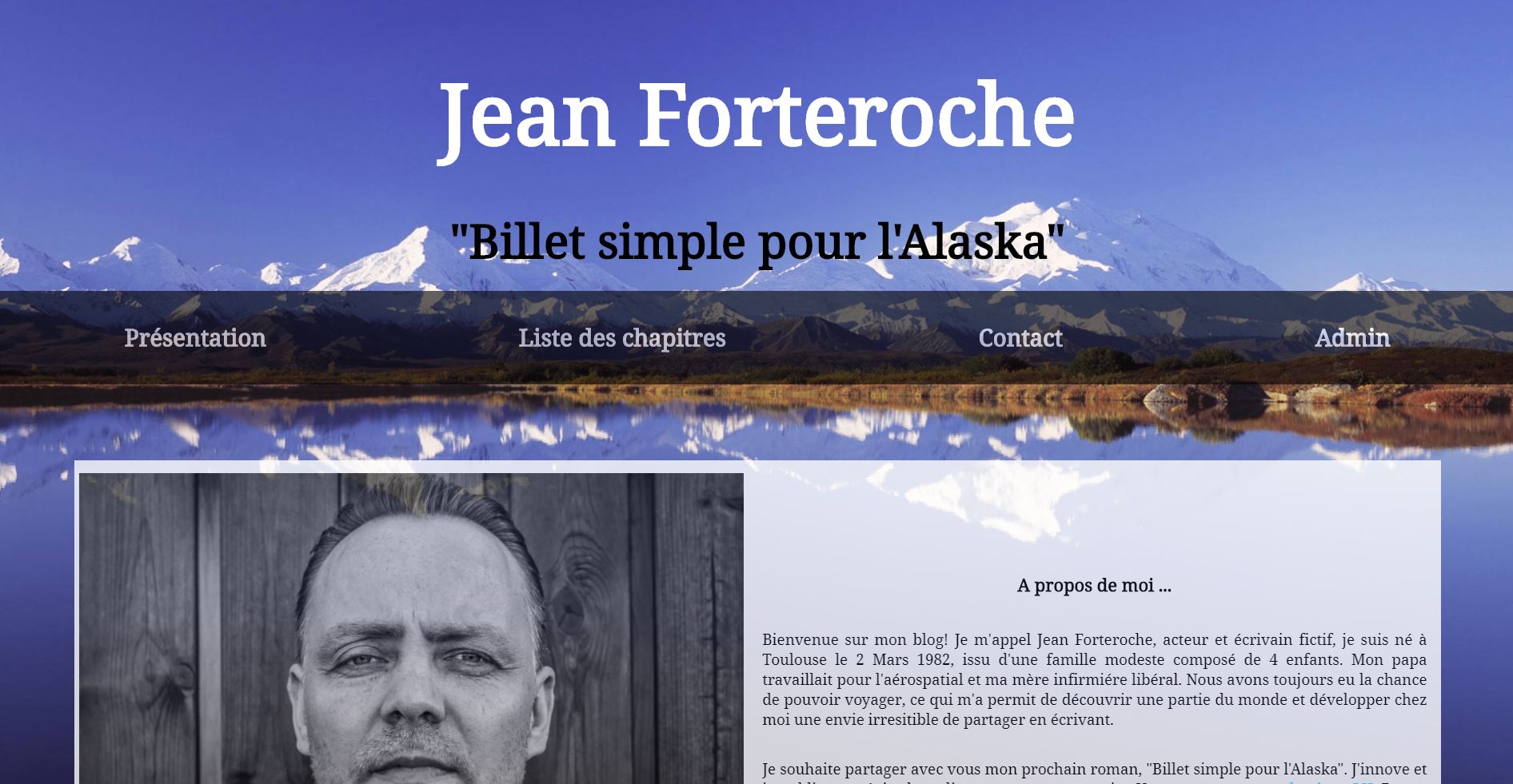 Blog pour un ecrivain